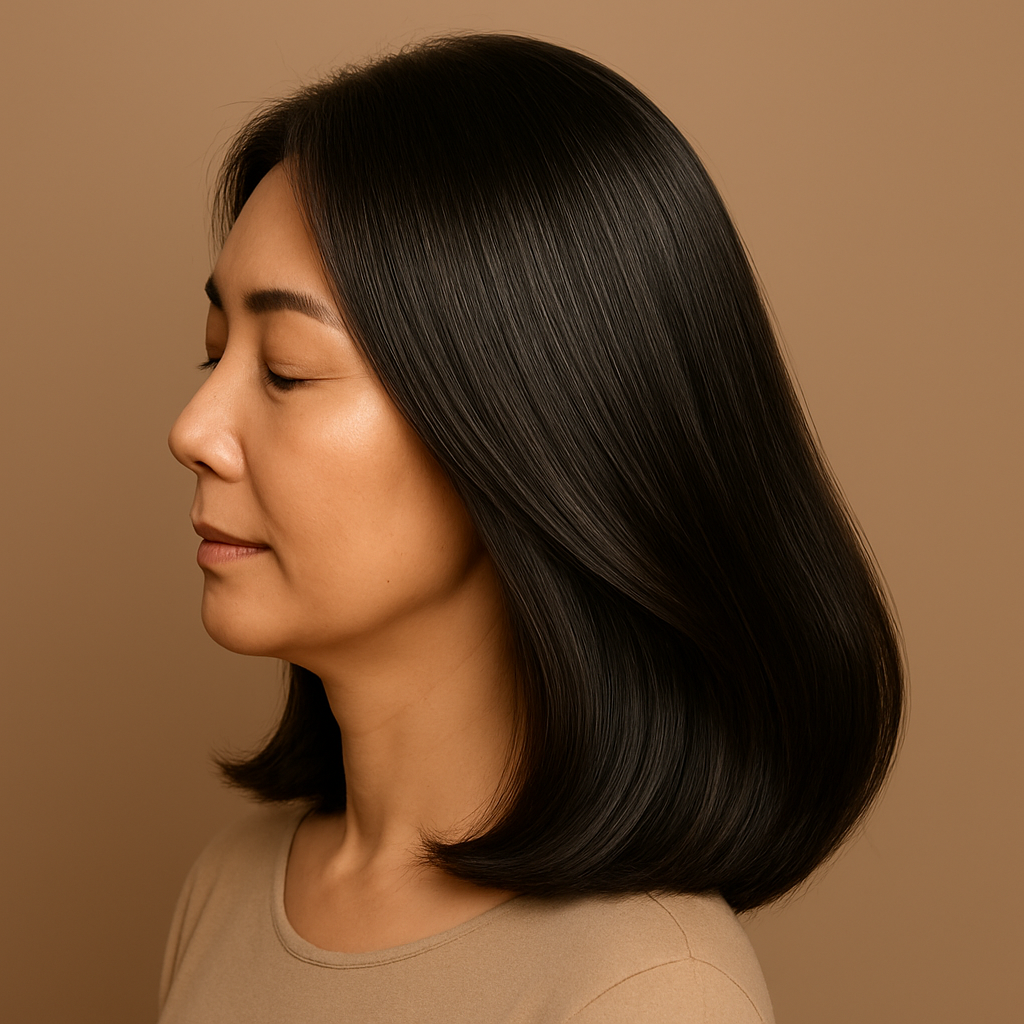 プラセンタカラーの仕上がりイメージ